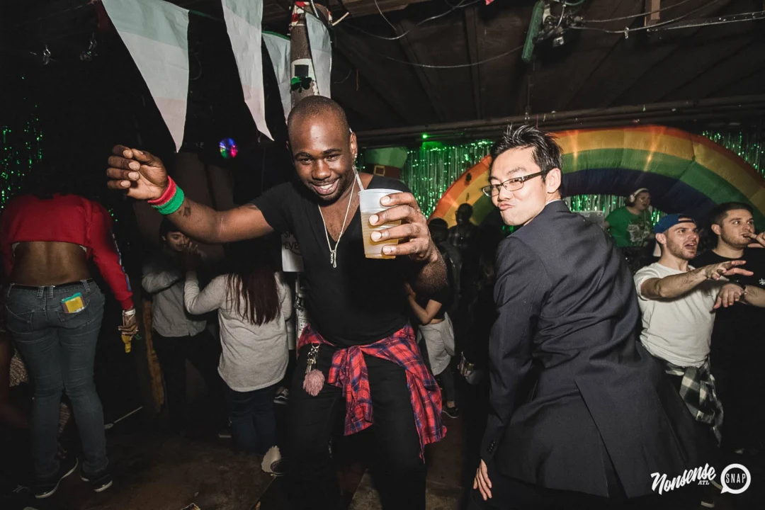 Nonsense Dance Party - St Pats Kickoff! Things got ridiculous at The Basement! Kimber was the DJ! Photos by Oh Snap!