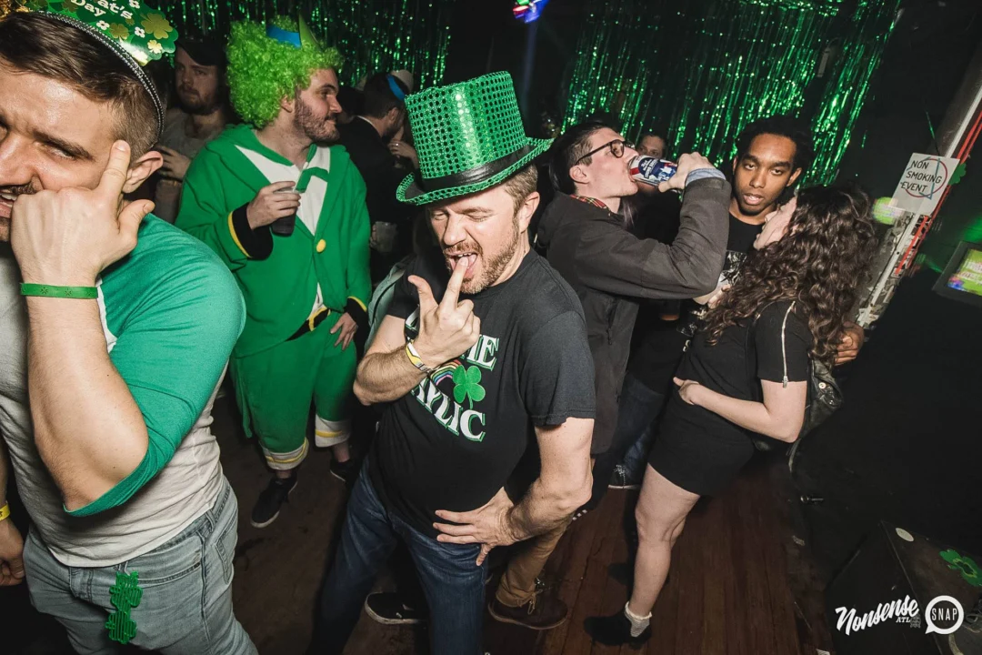 Nonsense Dance Party - St Pats Kickoff! Things got ridiculous at The Basement! Kimber was the DJ! Photos by Oh Snap!
