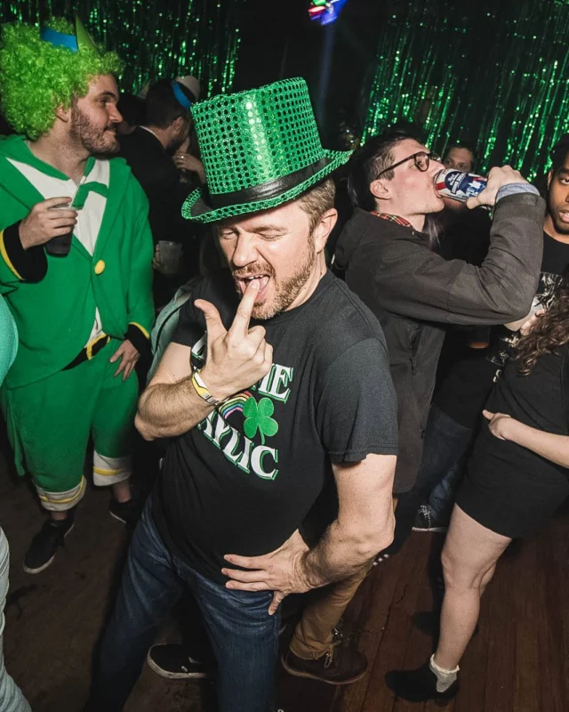 Nonsense Dance Party - St Pats Kickoff! Things got ridiculous at The Basement! Kimber was the DJ! Photos by Oh Snap!