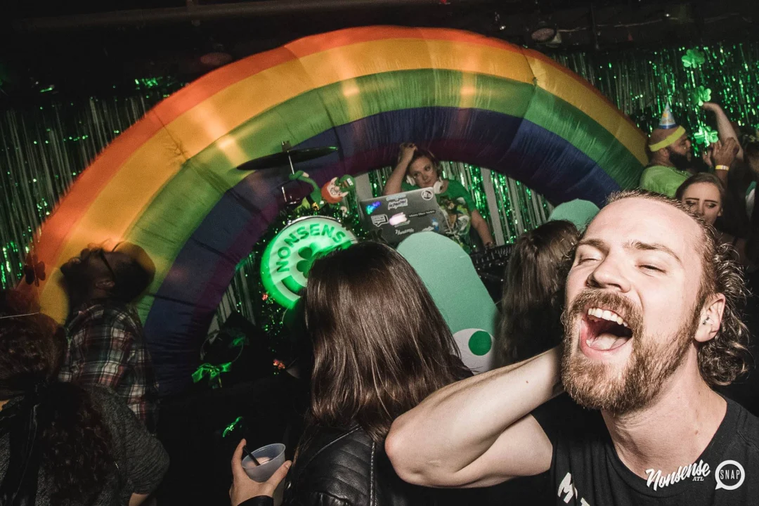 Nonsense Dance Party - St Pats Kickoff! Things got ridiculous at The Basement! Kimber was the DJ! Photos by Oh Snap!