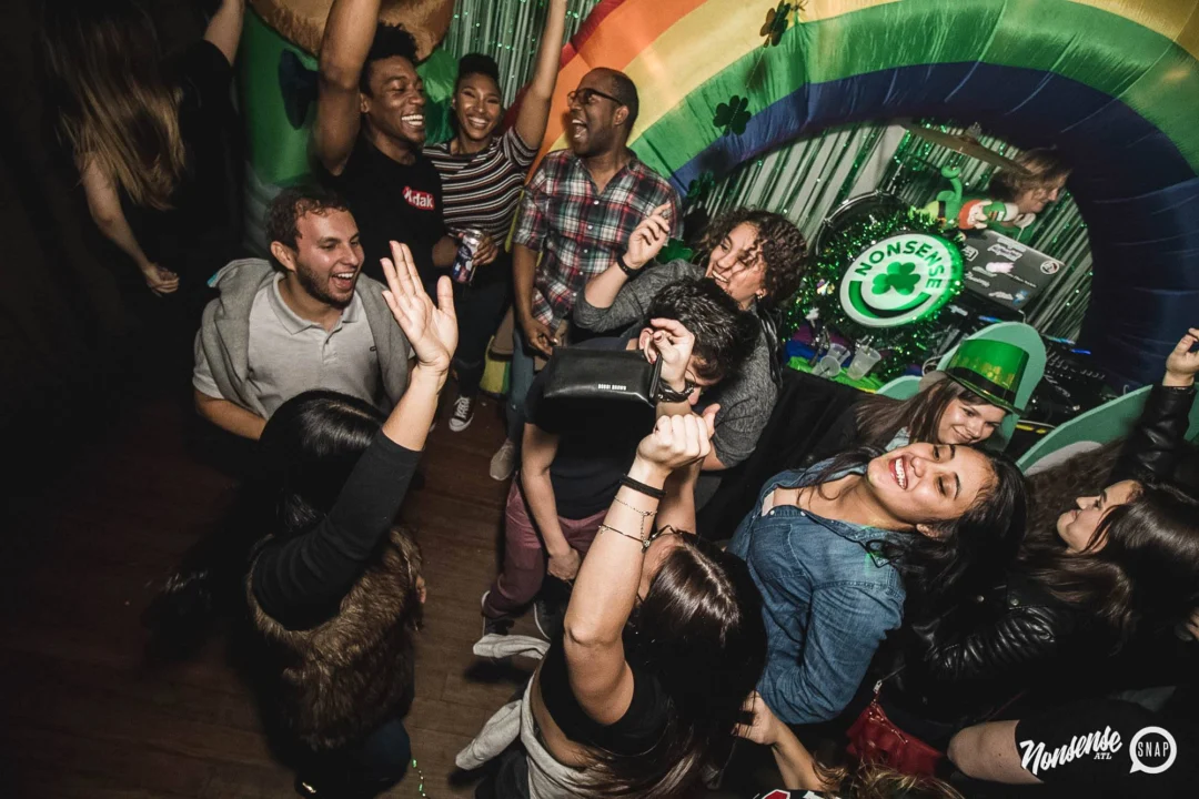 Nonsense Dance Party - St Pats Kickoff! Things got ridiculous at The Basement! Kimber was the DJ! Photos by Oh Snap!