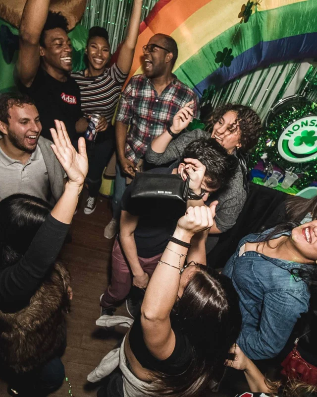 Nonsense Dance Party - St Pats Kickoff! Things got ridiculous at The Basement! Kimber was the DJ! Photos by Oh Snap!