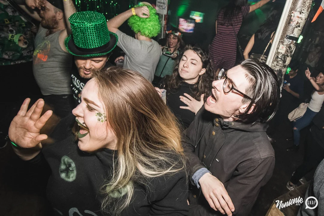 Nonsense Dance Party - St Pats Kickoff! Things got ridiculous at The Basement! Kimber was the DJ! Photos by Oh Snap!