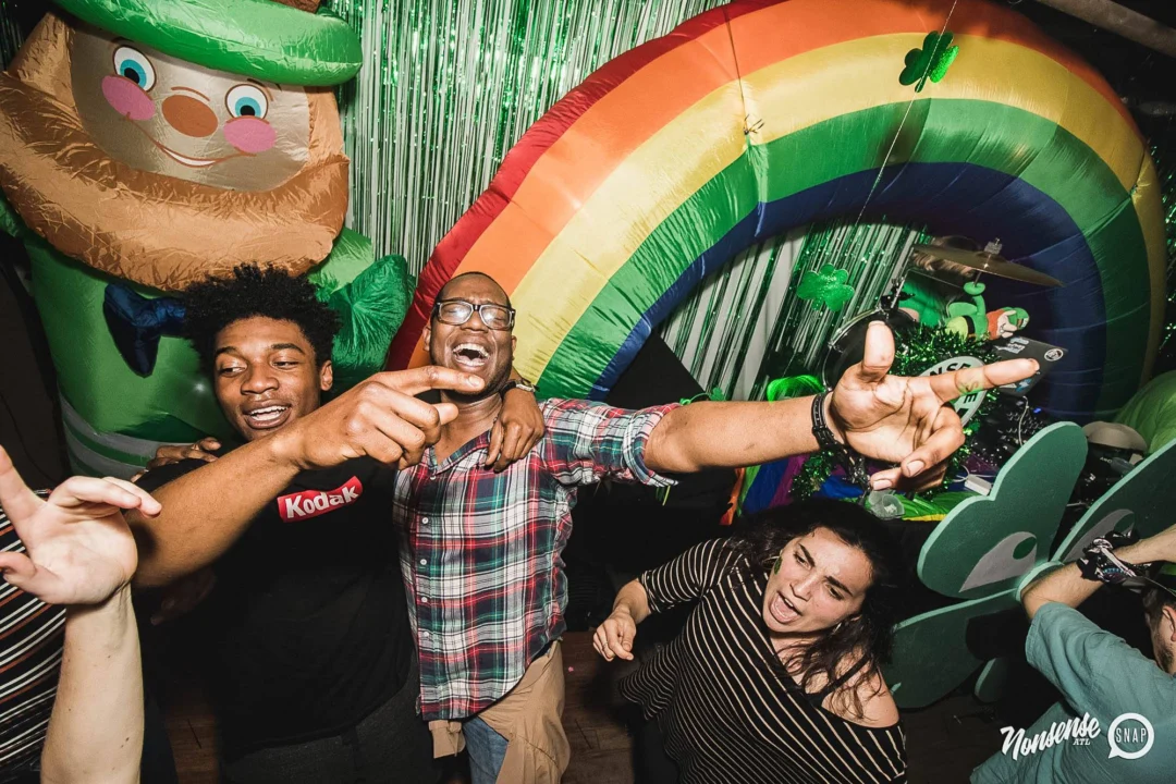 Nonsense Dance Party - St Pats Kickoff! Things got ridiculous at The Basement! Kimber was the DJ! Photos by Oh Snap!