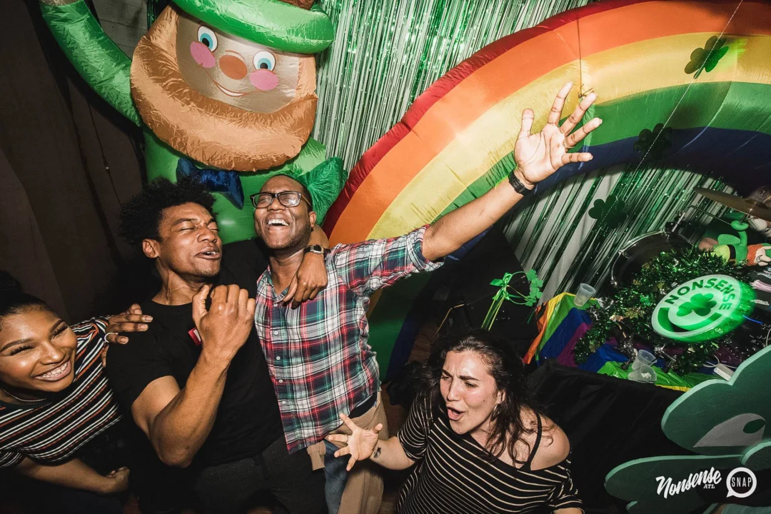 Nonsense Dance Party - St Pats Kickoff! Things got ridiculous at The Basement! Kimber was the DJ! Photos by Oh Snap!