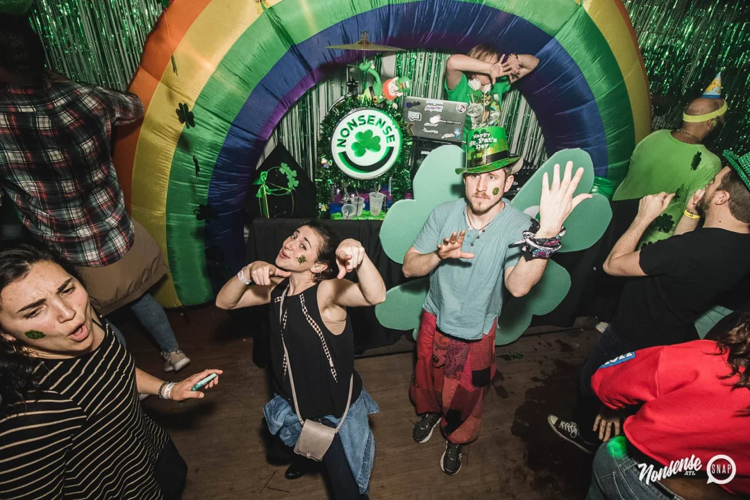 Nonsense Dance Party - St Pats Kickoff! Things got ridiculous at The Basement! Kimber was the DJ! Photos by Oh Snap!