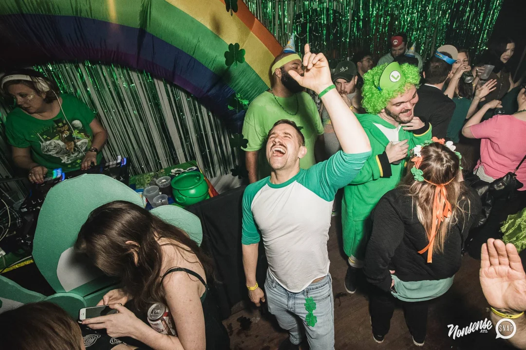 Nonsense Dance Party - St Pats Kickoff! Things got ridiculous at The Basement! Kimber was the DJ! Photos by Oh Snap!