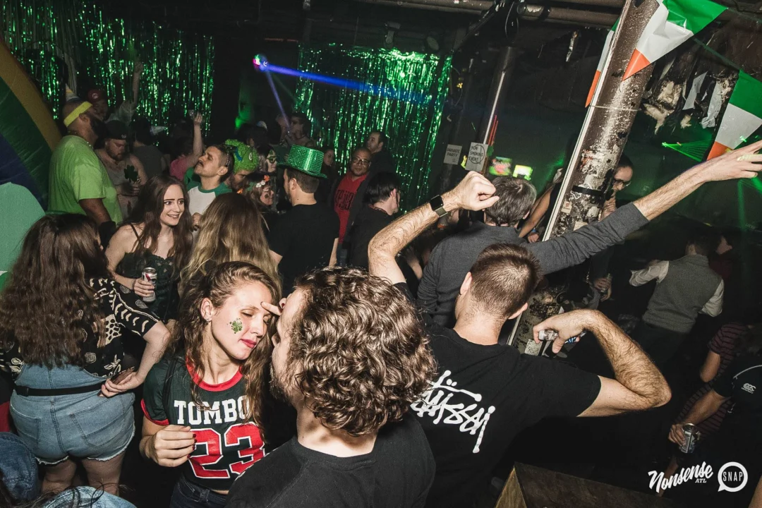 Nonsense Dance Party - St Pats Kickoff! Things got ridiculous at The Basement! Kimber was the DJ! Photos by Oh Snap!