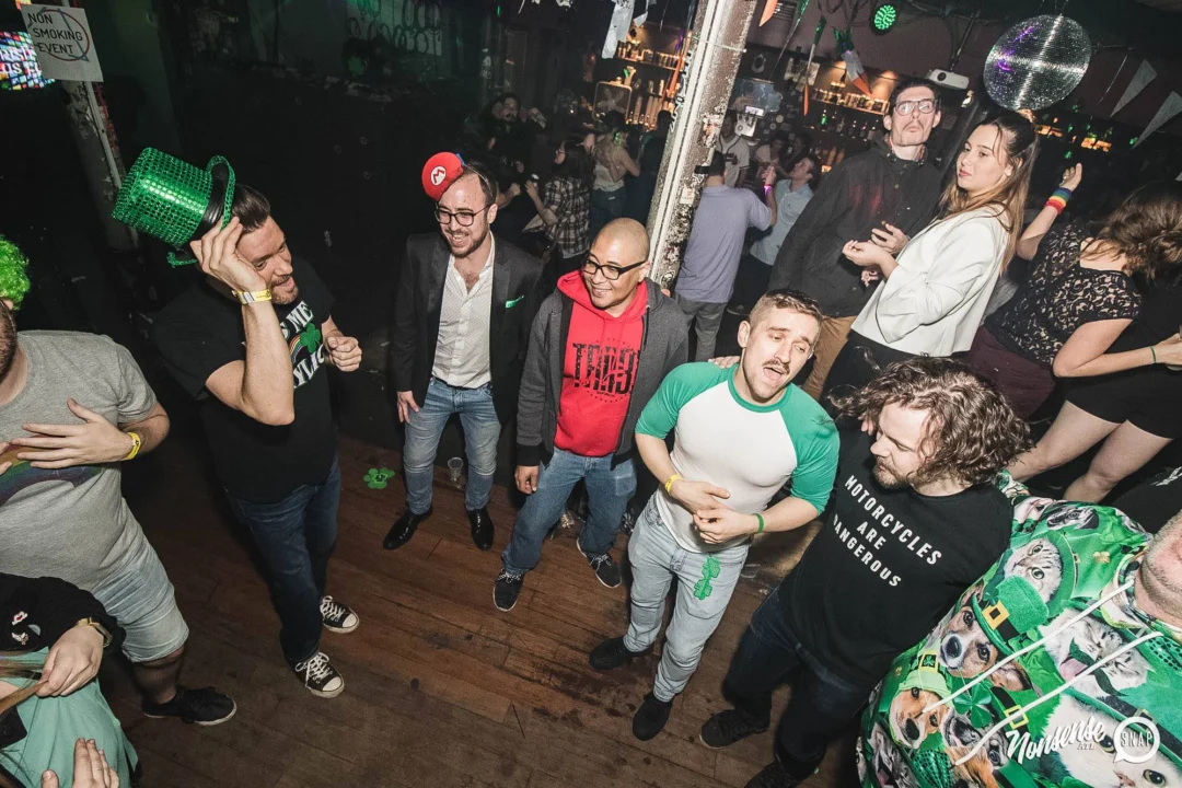 Nonsense Dance Party - St Pats Kickoff! Things got ridiculous at The Basement! Kimber was the DJ! Photos by Oh Snap!