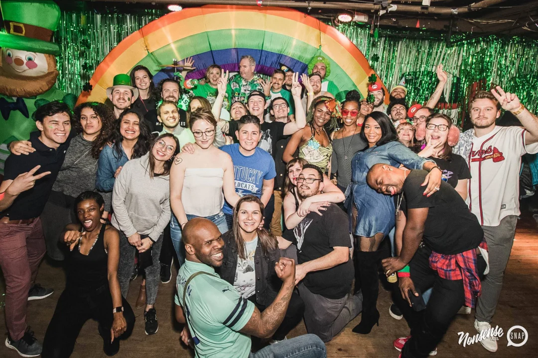 Nonsense Dance Party - St Pats Kickoff! Things got ridiculous at The Basement! Kimber was the DJ! Photos by Oh Snap!
