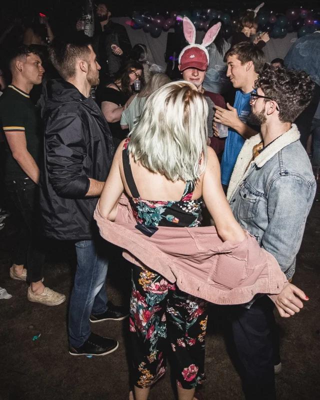 Nonsense Easter Egg Hunt! April 2019! The Basement - East Atlanta. Kimber was the DJ. Photo by Oh Snap.