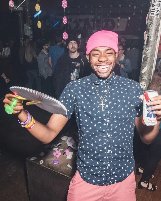 Nonsense Easter Egg Hunt! April 2019! The Basement - East Atlanta. Kimber was the DJ. Photo by Oh Snap.