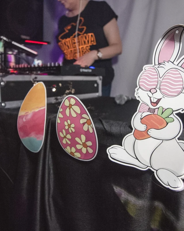 Nonsense Easter Egg Hunt! April 2019! The Basement - East Atlanta. Kimber was the DJ. Photo by Oh Snap.