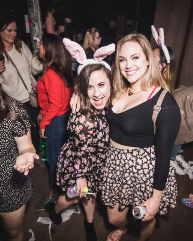 Nonsense Easter Egg Hunt! April 2019! The Basement - East Atlanta. Kimber was the DJ. Photo by Oh Snap.