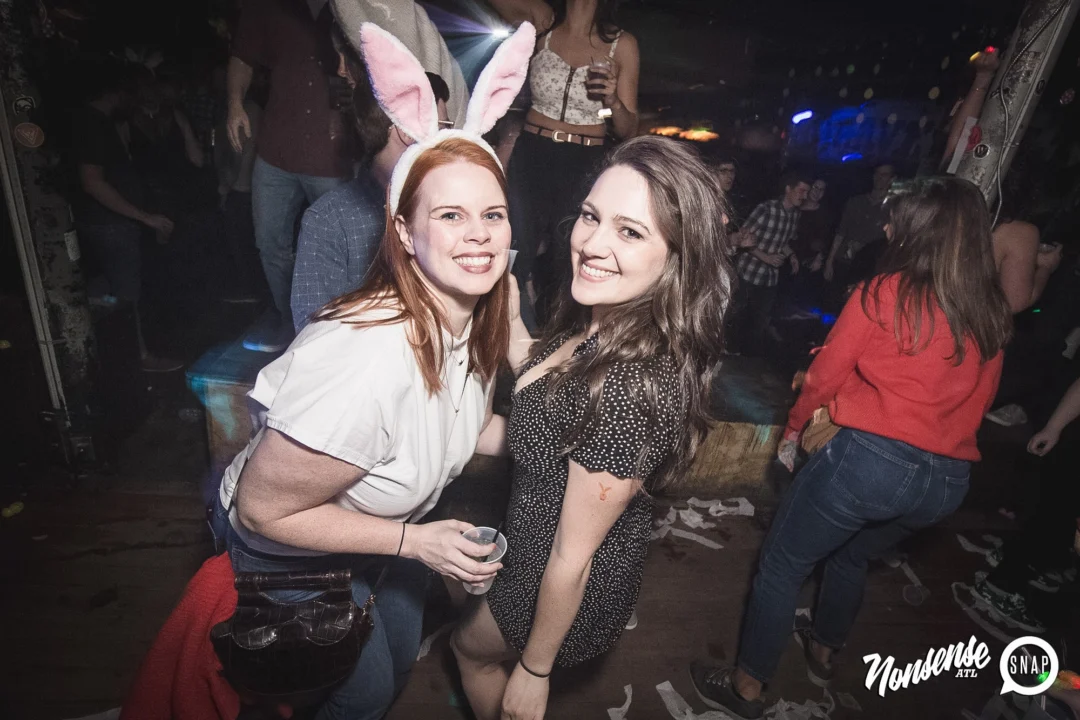 Nonsense Easter Egg Hunt! April 2019! The Basement - East Atlanta. Kimber was the DJ. Photo by Oh Snap.