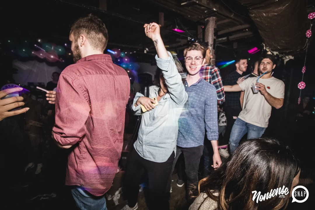 Nonsense Easter Egg Hunt! April 2019! The Basement - East Atlanta. Kimber was the DJ. Photo by Oh Snap.
