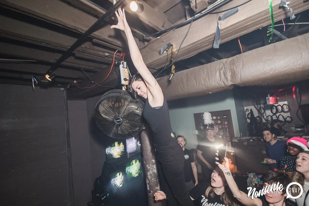 Nonsense Easter Egg Hunt! April 2019! The Basement - East Atlanta. Kimber was the DJ. Photo by Oh Snap.
