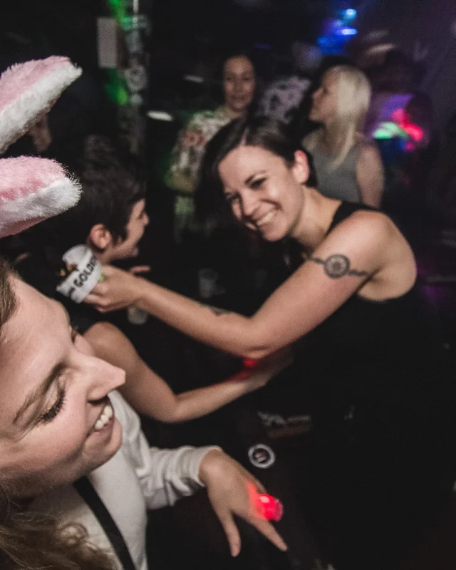 Nonsense Easter Egg Hunt! April 2019! The Basement - East Atlanta. Kimber was the DJ. Photo by Oh Snap.