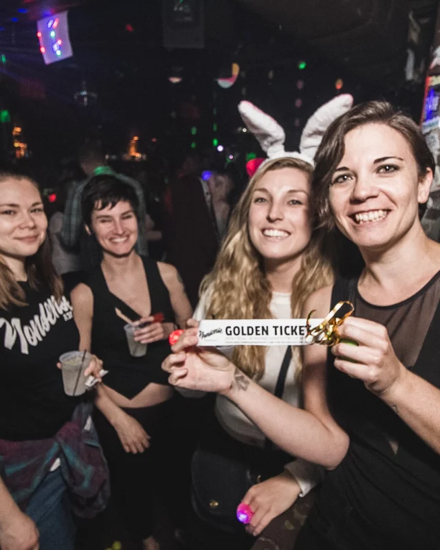 Nonsense Easter Egg Hunt! April 2019! The Basement - East Atlanta. Kimber was the DJ. Photo by Oh Snap.