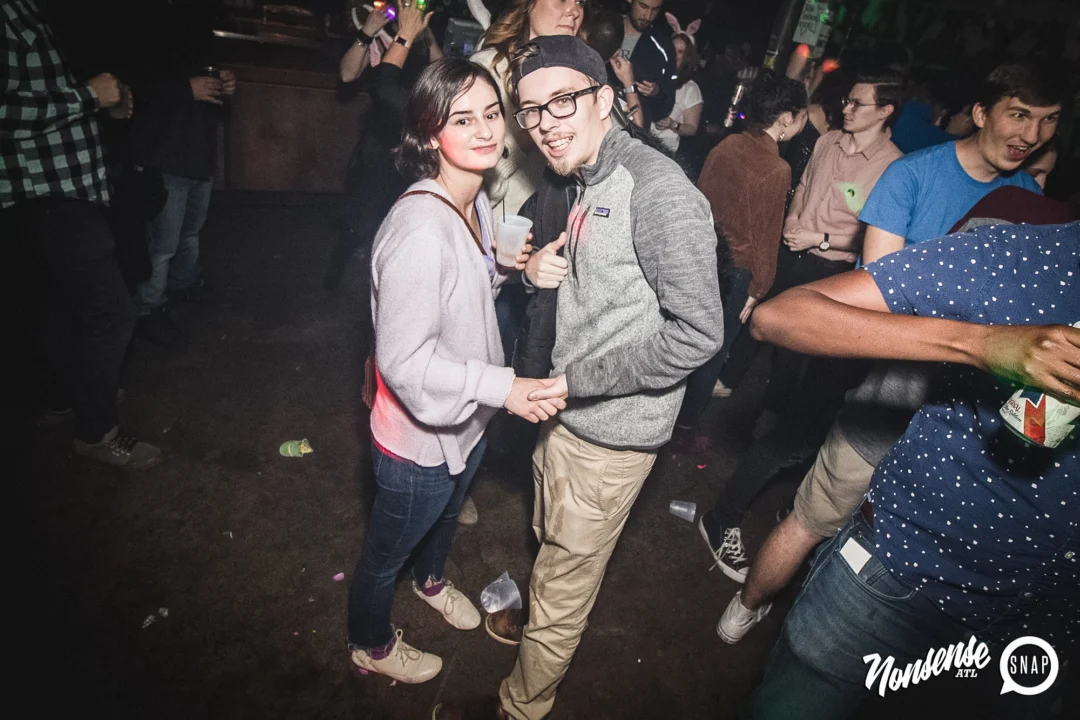 Nonsense Easter Egg Hunt! April 2019! The Basement - East Atlanta. Kimber was the DJ. Photo by Oh Snap.