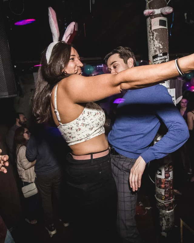 Nonsense Easter Egg Hunt! April 2019! The Basement - East Atlanta. Kimber was the DJ. Photo by Oh Snap.
