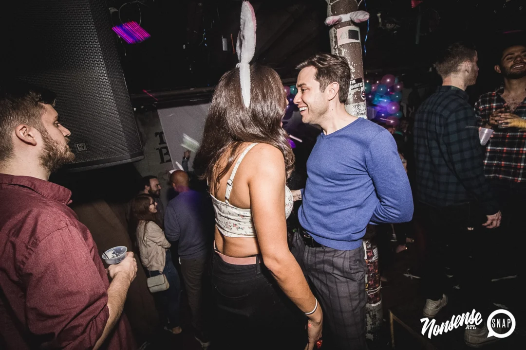Nonsense Easter Egg Hunt! April 2019! The Basement - East Atlanta. Kimber was the DJ. Photo by Oh Snap.
