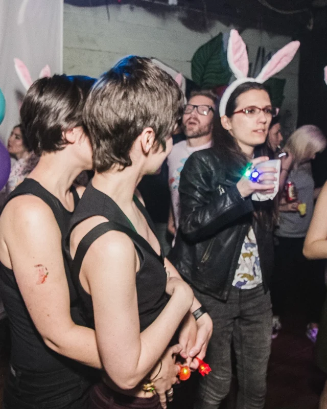 Nonsense Easter Egg Hunt! April 2019! The Basement - East Atlanta. Kimber was the DJ. Photo by Oh Snap.
