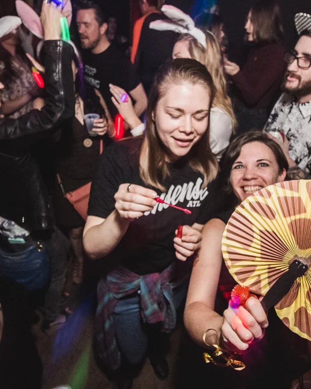 Nonsense Easter Egg Hunt! April 2019! The Basement - East Atlanta. Kimber was the DJ. Photo by Oh Snap.