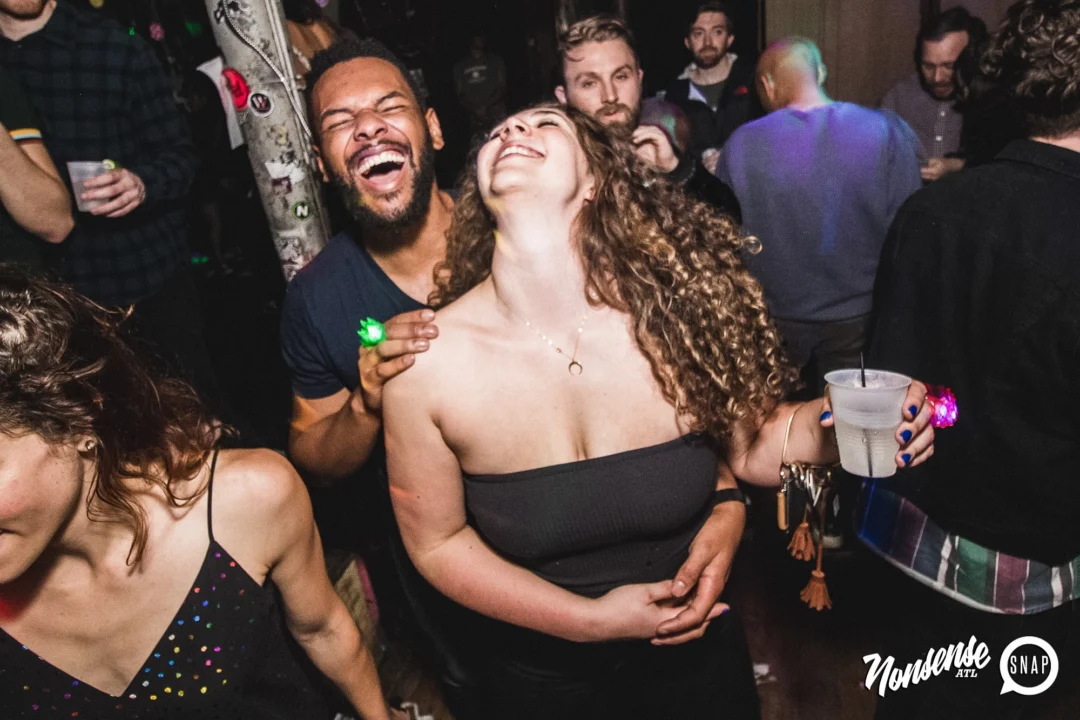 Nonsense Easter Egg Hunt! April 2019! The Basement - East Atlanta. Kimber was the DJ. Photo by Oh Snap.