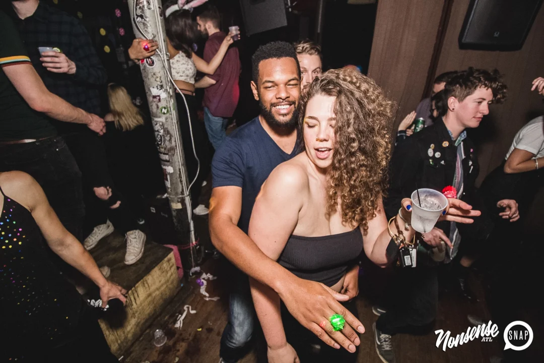 Nonsense Easter Egg Hunt! April 2019! The Basement - East Atlanta. Kimber was the DJ. Photo by Oh Snap.