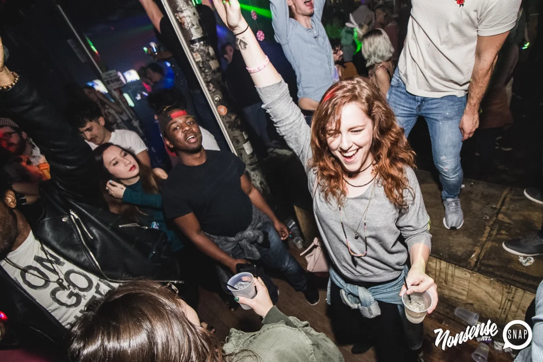 Nonsense Easter Egg Hunt! April 2019! The Basement - East Atlanta. Kimber was the DJ. Photo by Oh Snap.