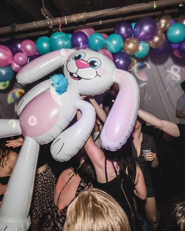 Nonsense Easter Egg Hunt! April 2019! The Basement - East Atlanta. Kimber was the DJ. Photo by Oh Snap.