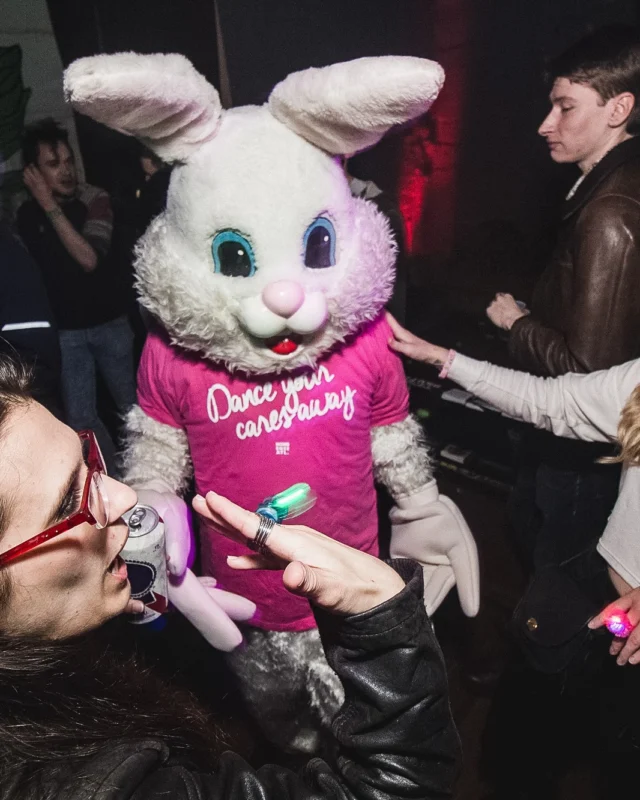 Nonsense Easter Egg Hunt! April 2019! The Basement - East Atlanta. Kimber was the DJ. Photo by Oh Snap.