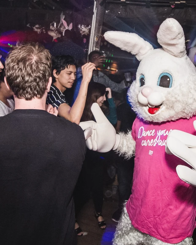 Nonsense Easter Egg Hunt! April 2019! The Basement - East Atlanta. Kimber was the DJ. Photo by Oh Snap.