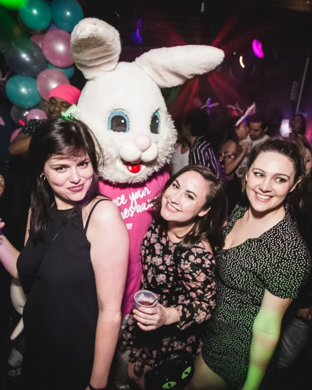 Nonsense Easter Egg Hunt! April 2019! The Basement - East Atlanta. Kimber was the DJ. Photo by Oh Snap.