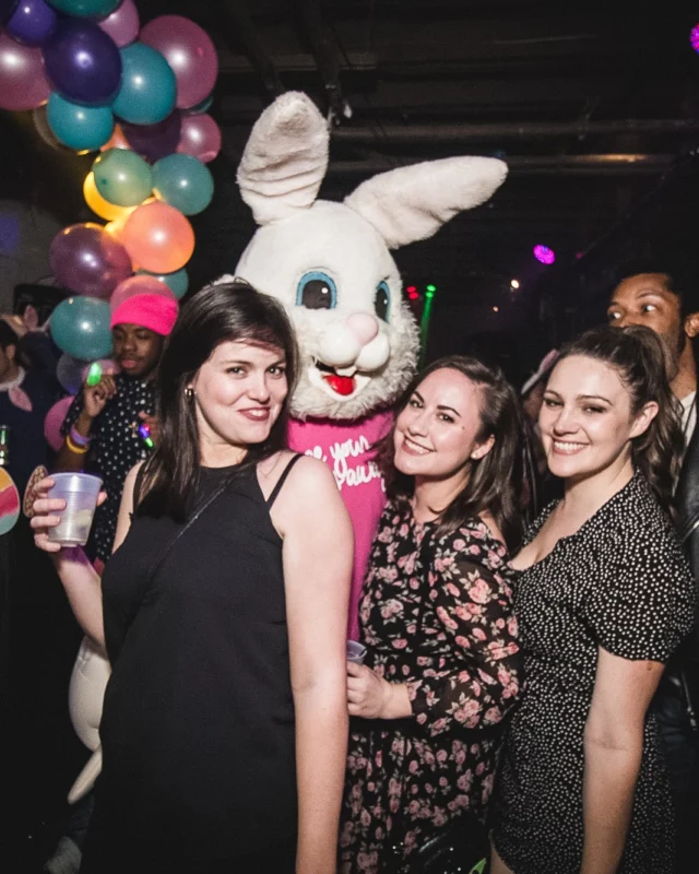 Nonsense Easter Egg Hunt! April 2019! The Basement - East Atlanta. Kimber was the DJ. Photo by Oh Snap.