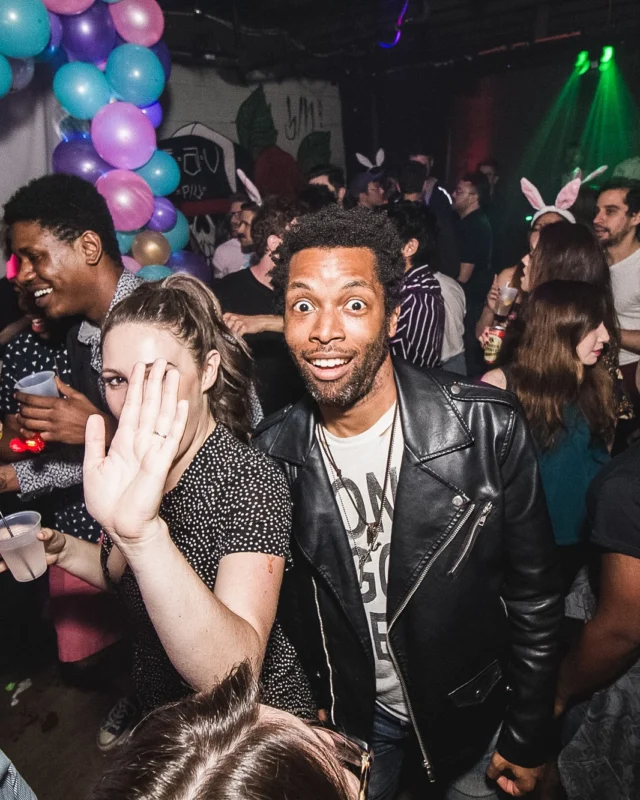 Nonsense Easter Egg Hunt! April 2019! The Basement - East Atlanta. Kimber was the DJ. Photo by Oh Snap.