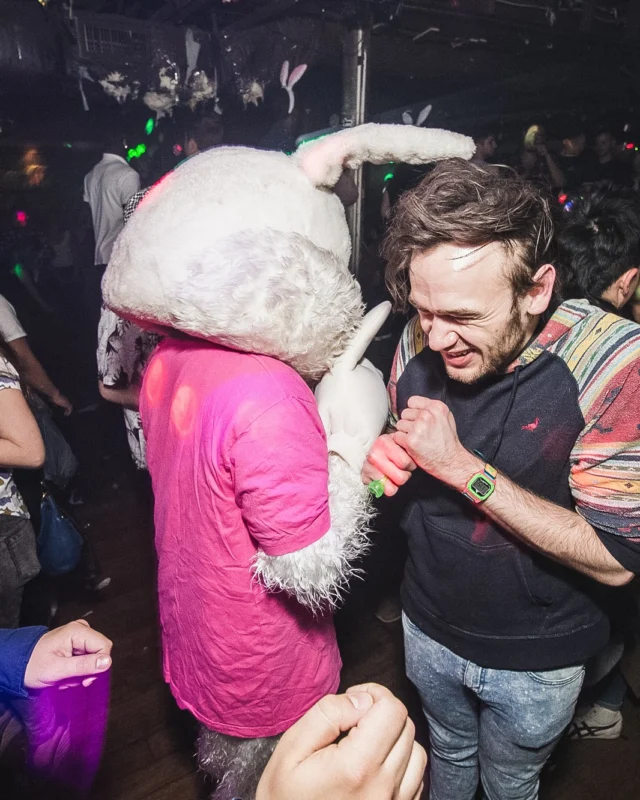 Nonsense Easter Egg Hunt! April 2019! The Basement - East Atlanta. Kimber was the DJ. Photo by Oh Snap.