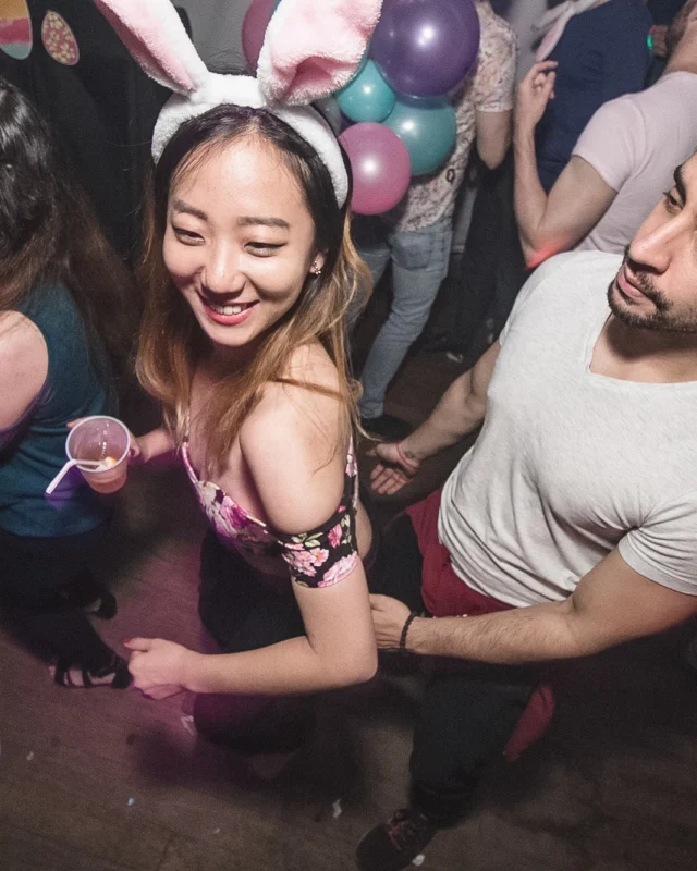 Nonsense Easter Egg Hunt! April 2019! The Basement - East Atlanta. Kimber was the DJ. Photo by Oh Snap.