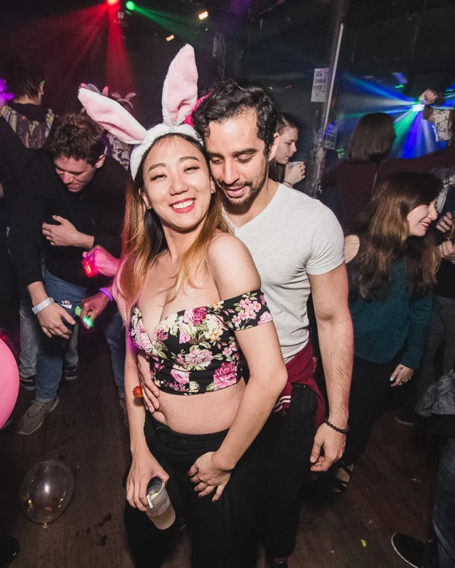 Nonsense Easter Egg Hunt! April 2019! The Basement - East Atlanta. Kimber was the DJ. Photo by Oh Snap.