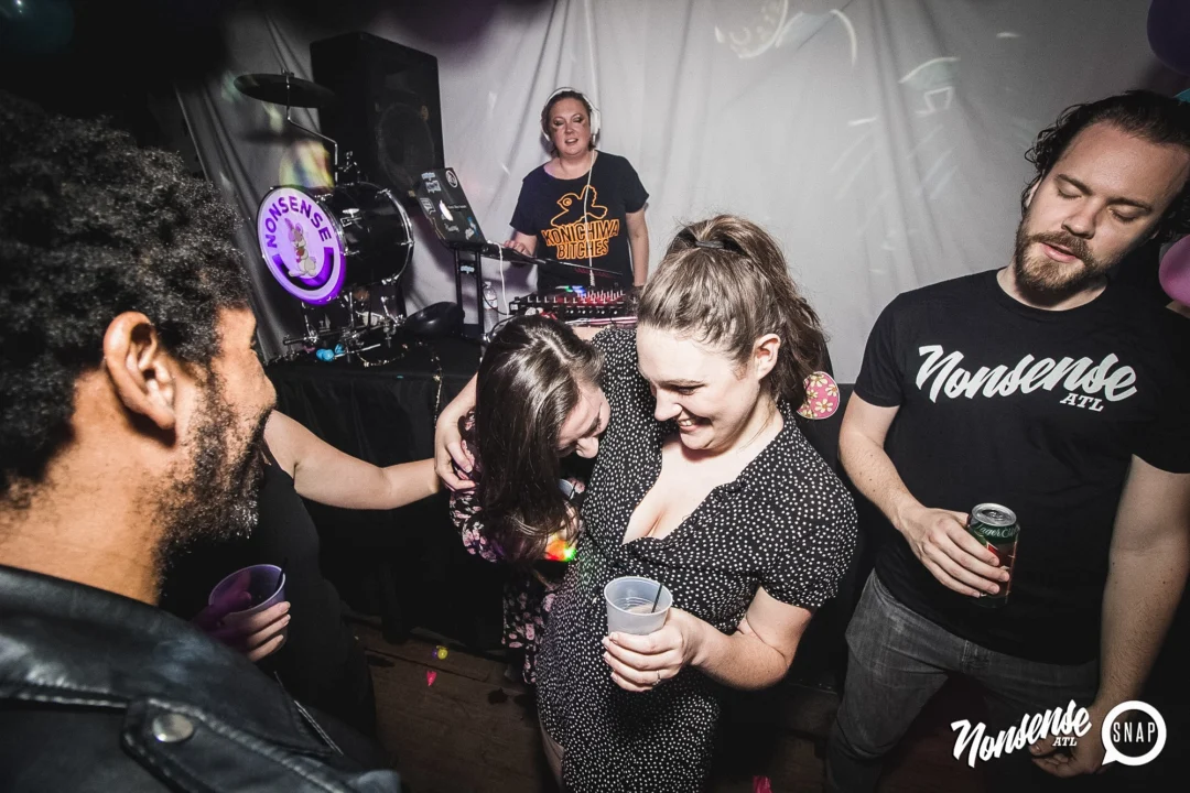 Nonsense Easter Egg Hunt! April 2019! The Basement - East Atlanta. Kimber was the DJ. Photo by Oh Snap.