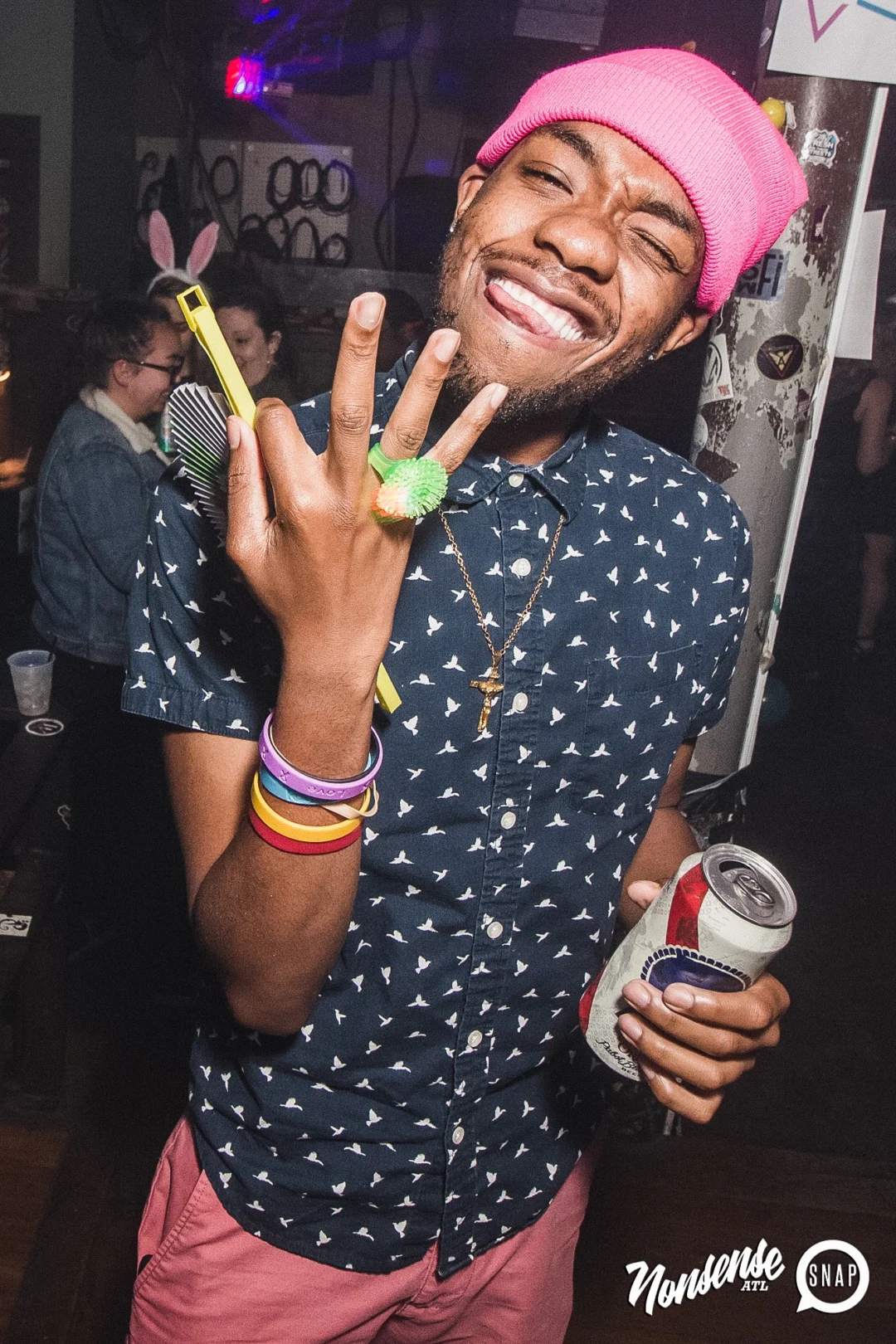 Nonsense Easter Egg Hunt! April 2019! The Basement - East Atlanta. Kimber was the DJ. Photo by Oh Snap.