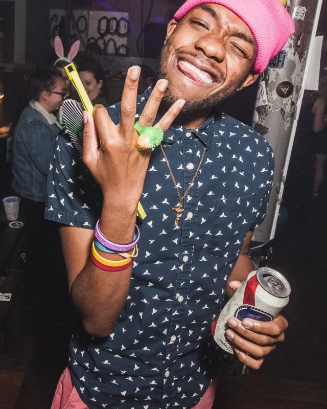 Nonsense Easter Egg Hunt! April 2019! The Basement - East Atlanta. Kimber was the DJ. Photo by Oh Snap.