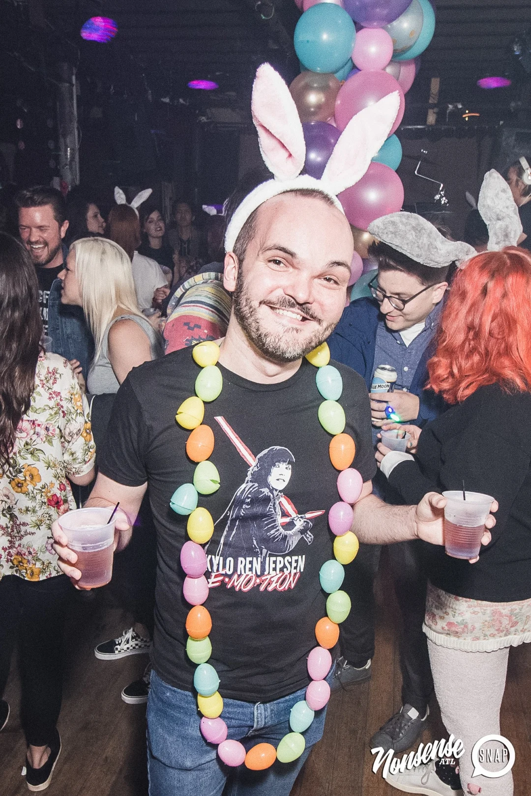Nonsense Easter Egg Hunt! April 2019! The Basement - East Atlanta. Kimber was the DJ. Photo by Oh Snap.