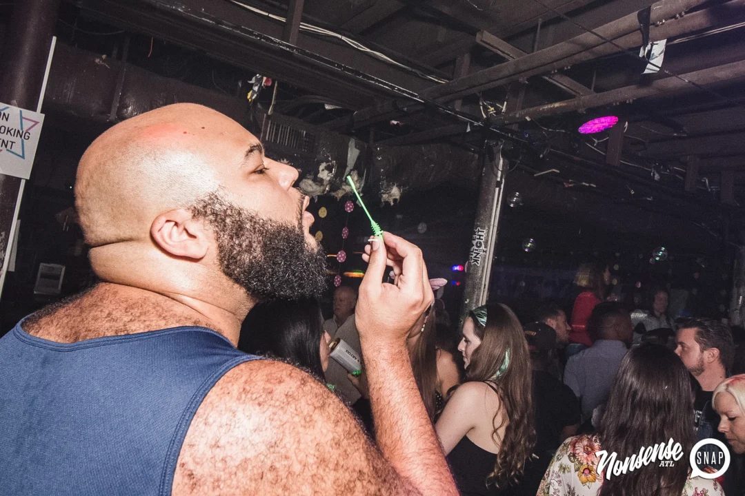 Nonsense Easter Egg Hunt! April 2019! The Basement - East Atlanta. Kimber was the DJ. Photo by Oh Snap.