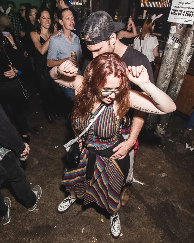 Nonsense Easter Egg Hunt! April 2019! The Basement - East Atlanta. Kimber was the DJ. Photo by Oh Snap.