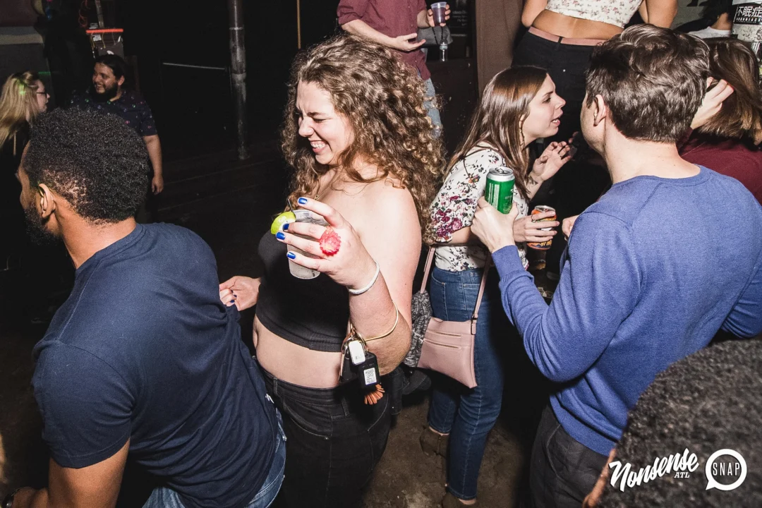 Nonsense Easter Egg Hunt! April 2019! The Basement - East Atlanta. Kimber was the DJ. Photo by Oh Snap.