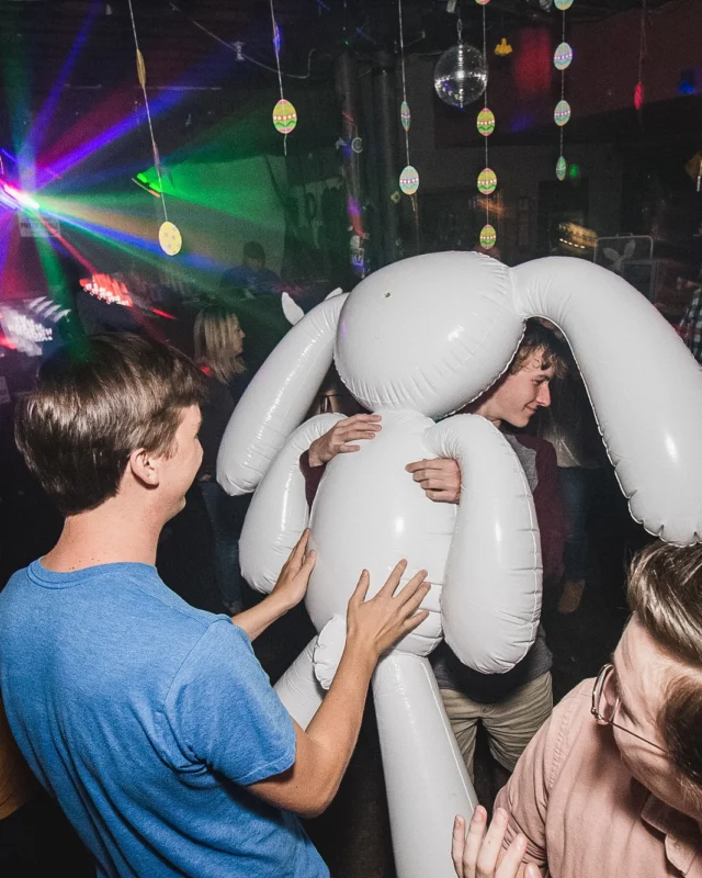 Nonsense Easter Egg Hunt! April 2019! The Basement - East Atlanta. Kimber was the DJ. Photo by Oh Snap.