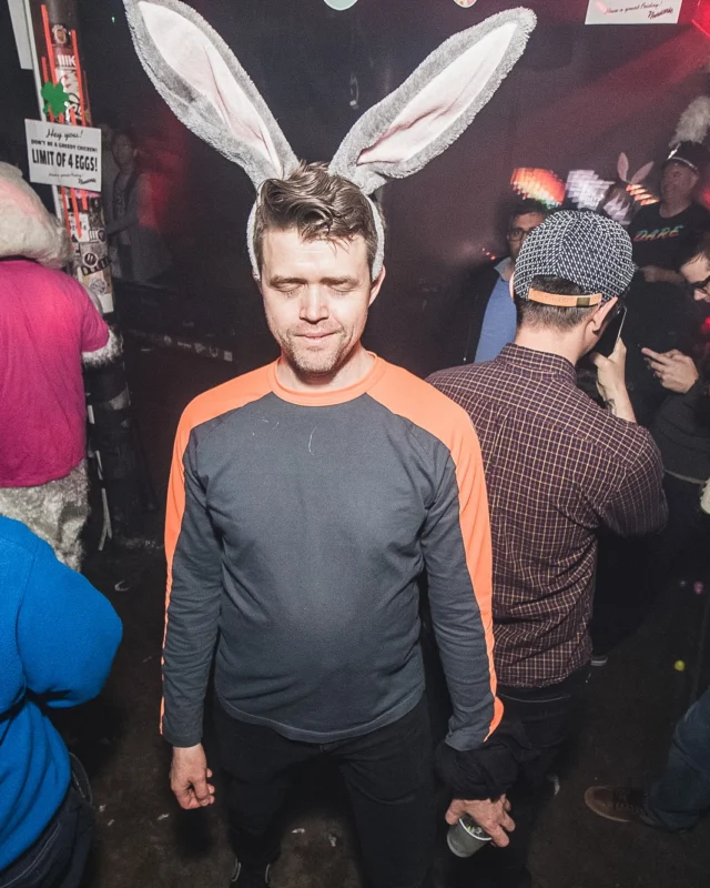 Nonsense Easter Egg Hunt! April 2019! The Basement - East Atlanta. Kimber was the DJ. Photo by Oh Snap.