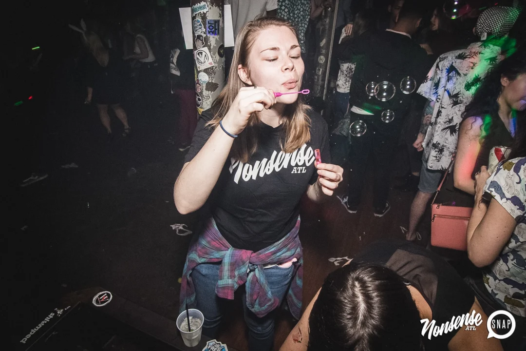 Nonsense Easter Egg Hunt! April 2019! The Basement - East Atlanta. Kimber was the DJ. Photo by Oh Snap.